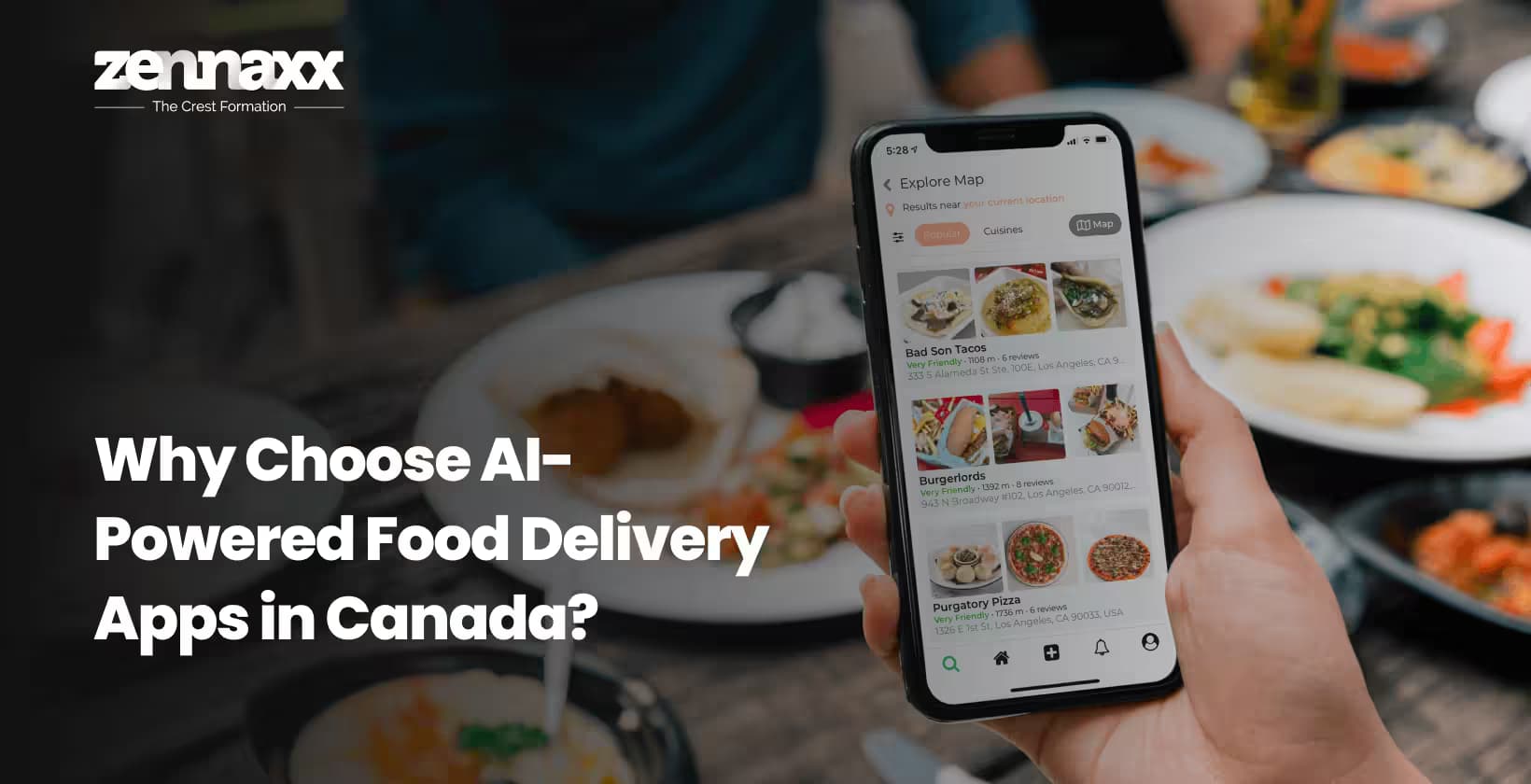 Why Choose AI-Powered Food Delivery Apps in Canada?
